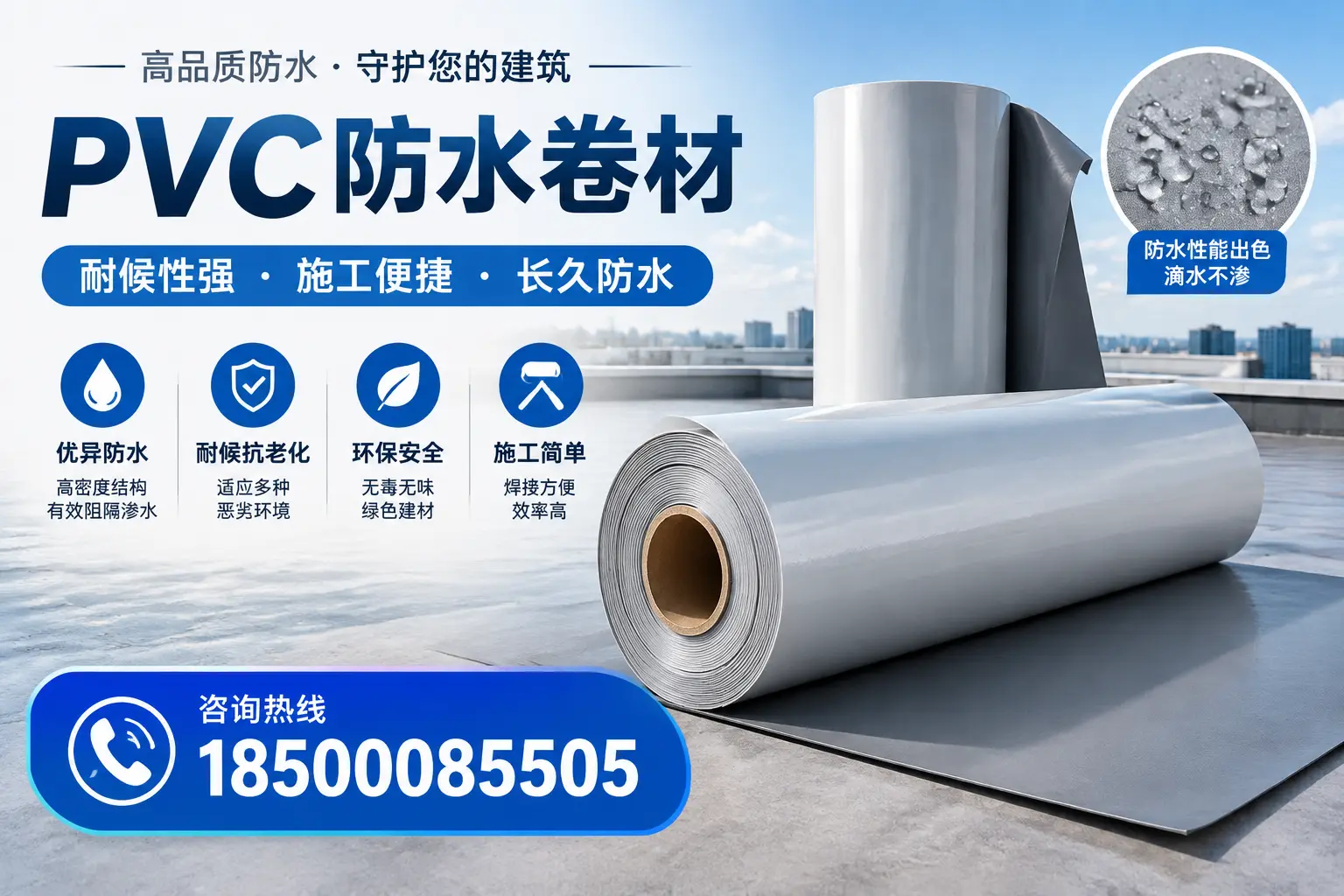 pvc防水卷材在宁德的行业应用前景分析